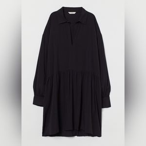 H&M airy black dress